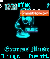Xpress Music 03 tema screenshot