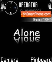 Alone tema screenshot