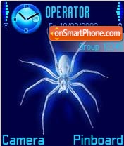 Neon Spider tema screenshot