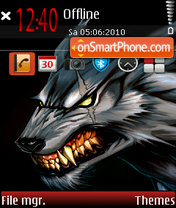 Capture d'écran Wolf 05 thème