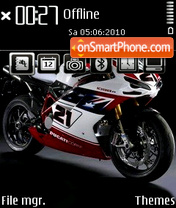 Capture d'écran Ducati-1098 thème