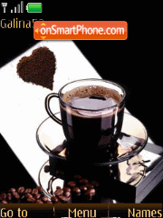Скриншот темы Coffee - animation en