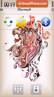 Abstract Lion 02 tema screenshot