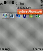 Gradient 01 tema screenshot