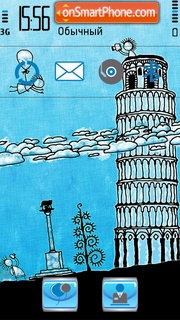 Pisa tower es el tema de pantalla
