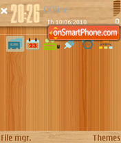 Wood 03 tema screenshot