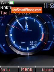 Скриншот темы Watch Speedometer
