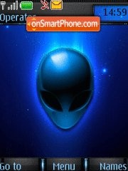 Alien star tema screenshot