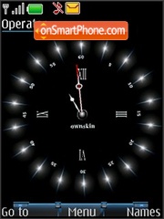 Black clock20 theme screenshot