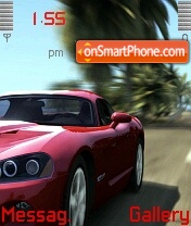 Burnout car tema screenshot