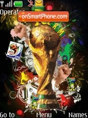 Fifa World cup 2010 es el tema de pantalla