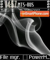 Smoke Theme es el tema de pantalla