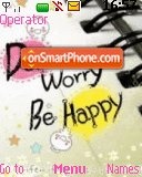 Be happy es el tema de pantalla