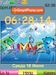 Summer tema screenshot