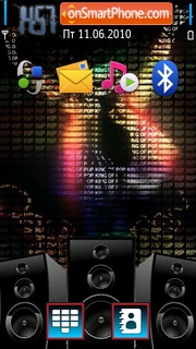 X6 Mjackson tema screenshot