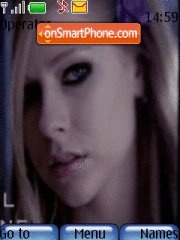 Forbidden rose by Avril Lavigne tema screenshot