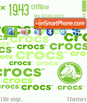 Скриншот темы Crocs de