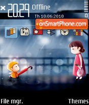 Warm family tema screenshot