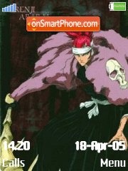 Abarai Renji theme screenshot