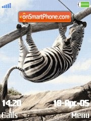 Zebra tema screenshot