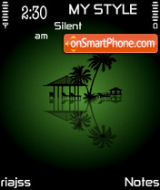 Green Result tema screenshot