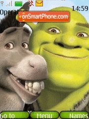 Shrek forever 4 es el tema de pantalla