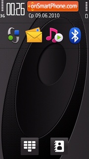 Carbon Fiber theme screenshot