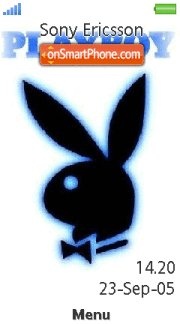 Playboy Bunny 01 tema screenshot
