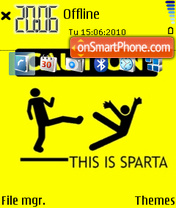 Capture d'écran This is sparta 02 thème