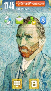 Скриншот темы Van Gogh 01