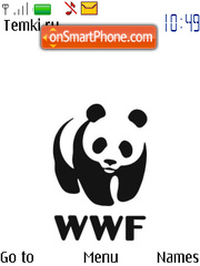 WWF Panda s40 Theme-Screenshot