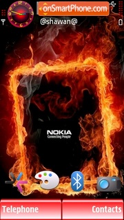 Nokia by Shawan es el tema de pantalla