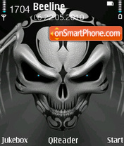 The Skull tema screenshot