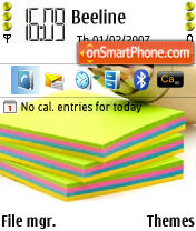 Postit tema screenshot