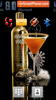 Capture d'écran Vodka thème
