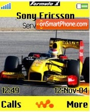 V.Petrov F1 renault Theme-Screenshot