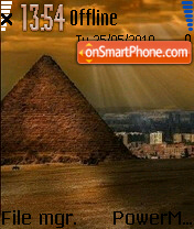 Capture d'écran Pyramid 01 thème