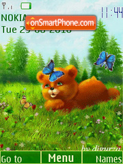 Bear by djgurza (swf 2.0) tema screenshot