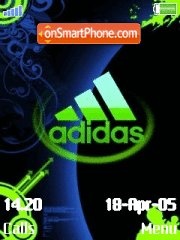 Adidas theme screenshot