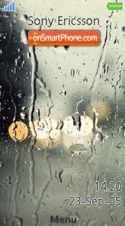 Rainy Mirror tema screenshot