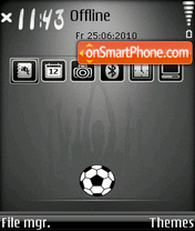 Capture d'écran Worldcup 2011 thème