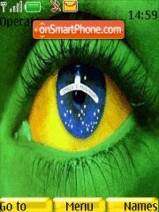 Brazil Eye theme screenshot