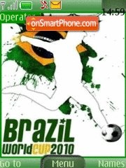 Capture d'écran Brazil Ton Worldcup thème
