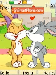 Baby Bunnies tema screenshot