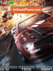 Скриншот темы Nfs With ringtone 01