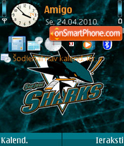 San Jose Sharks es el tema de pantalla