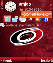 Carolina Hurricanes 01 tema screenshot