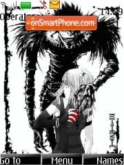 Ruik Death note es el tema de pantalla