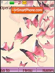 Capture d'écran Orchids and butterflies thème
