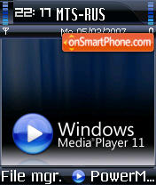 Wmp 11 s60 theme screenshot